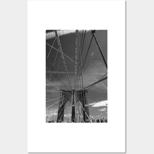 Brooklyn Bridge Abstract Posters and Art